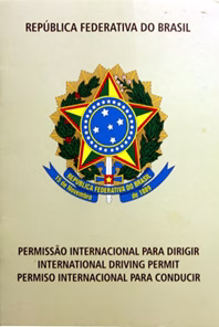 Brazilian international driving permit booklet